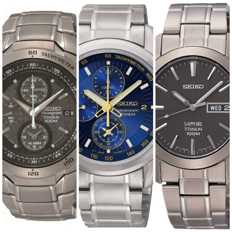Los 9 mejores relojes Seiko de titanio para hombres